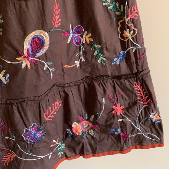 Midi embroidered skirt - Picture 8 of 14